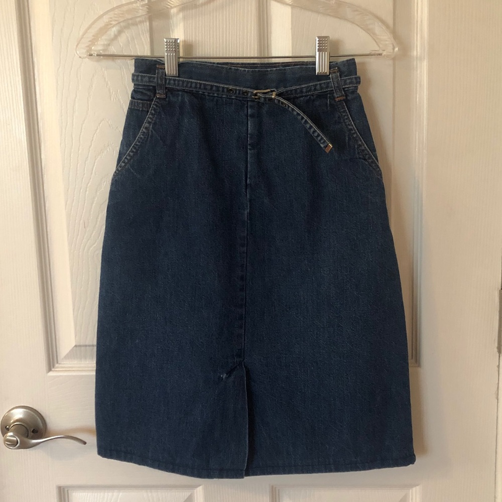 Landlubber Vintage High-Waisted Wrap Around Skirt